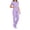 Purple 03, variant on Karymi Going Out Tops for Women Medical Scrub Set, V-Neck Short Sleeve with Big Pocket Top Elastic Drawstring Waist Pants with Side Pocket, Healthcare Uniform T Shirts for Women