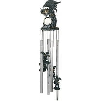 StealStreet SS-G-41010 Wind Chime Round Top Dragon Hanging Garden Porch Decoration Decor