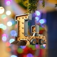 thumbnail image 4 of 26 Letters Building Vehicle Christmas Decorations Christmas Tree Pendants, 4 of 4