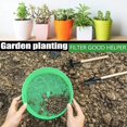 thumbnail image 3 of Rock Garden Sieve Soil Sifter, Round Black Gardening Sifting Pan for Small Gravel and Sand, Fine Mesh Earth Stone Filter Net for Home Planting, Manual Compost Screen Sifter, 3 of 10