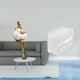 thumbnail image 2 of Escultura de resina estética de niña para oficina con moderna caja de almacenamiento de papel higiénico de acrílico y soporte de papel de seda montado, 2 of 8