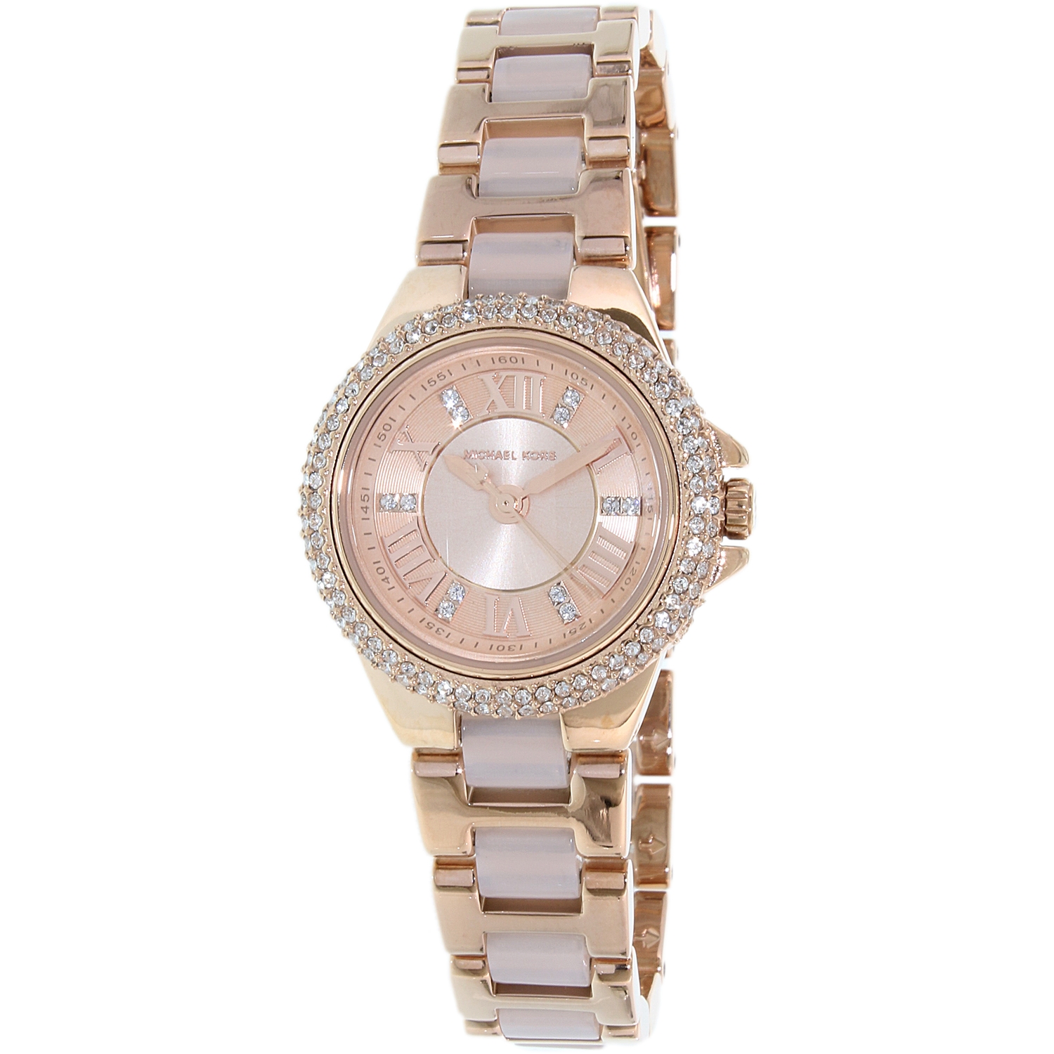 michael kors watch with flowers