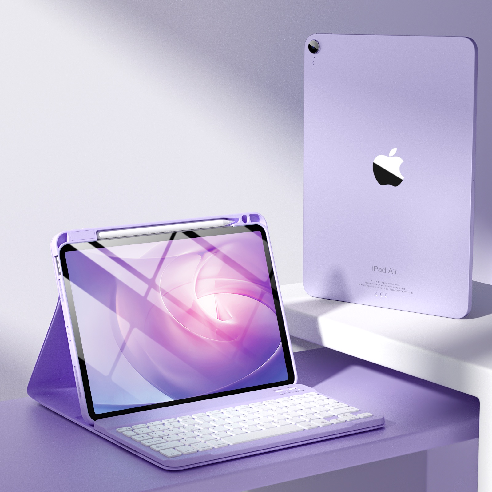 GEAK iPad Air 11 Keyboard Case, Purple photo 8
