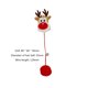 thumbnail image 3 of Pet Fur Ball Bell Doll Teasing Toys con Catnip Christmas Cat Peluches (Elk), 3 of 5