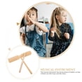 thumbnail image 3 of 1 Set Wood Guiro Instrument Percussion Instrument Beginner Guiro Instrument with Stick, 3 of 7