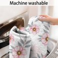 thumbnail image 5 of Pioneer Flower Floral Print Pattern Bathroom Rugs Mat, Non Slip Microfiber Bathroom Rug with Rubber Backing, Soft Mats for Bathroom Floor Tub Shower, 17"x27", 5 of 5