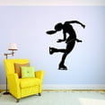 thumbnail image 1 of New Wall Ideas Ice Skater Twirling Silhouette Girl 14x28 Inches, 1 of 1
