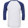 thumbnail image 2 of Canvas  Adult 3/4 Sleeve Baseball T-Shirt, 2 of 3