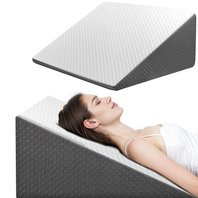 Almohada con forma de cuña OAISZ para apnea del sueño, cabecero de 30 cm de refrigeración