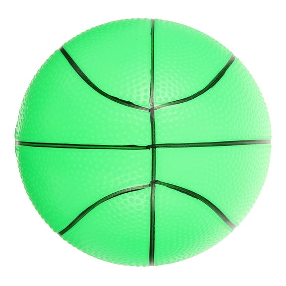 WRITWAA Small Inflatable Ball PVC Round Basketball for Teens 1Pack