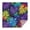 Colorful Leaf Pattern, variant on Blue Tie Dye Mandala Pattern Square Tablecloth,Waterproof Square Table Cover,Wipeable Spillproof Washable Table Cover for Home Kitchen Party Decor 42"X42"(107x107cm)