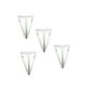 thumbnail image 5 of 4 piezas de patas de repuesto para muebles, patas de sofá con protectores para patas de mesa Plata, 5 of 9