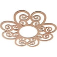 thumbnail image 2 of 34"OD x 11 5/8"ID x 3/8"T Cohen Wood Fretwork Pierced Ceiling Medallion, Cherry, 2 of 3