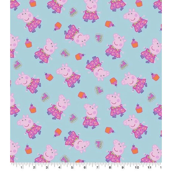 Handmade Sheets or Pillow Cover Peppa Cupcakes