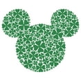 thumbnail image 2 of Girl's Mickey & Friends Mickey Mouse Clover Silhouette  Graphic Tee White Small, 2 of 4