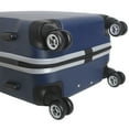 thumbnail image 4 of MOJO Navy Auburn Tigers 21" Hard Case 2-Tone Spinner Carry-On Luggage, 4 of 5