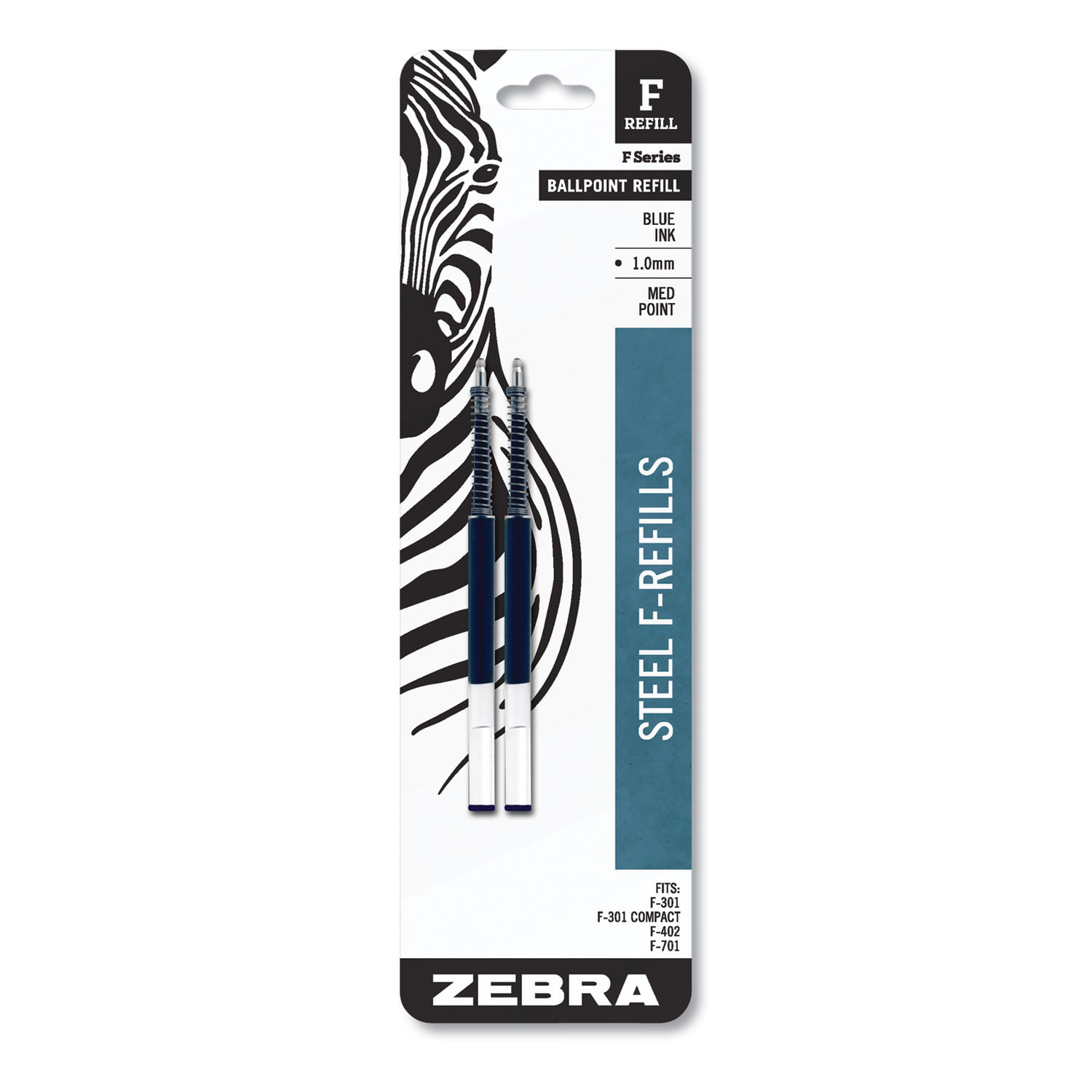 2RED Zebra K-0.7mm ball point pen only refill 4BLACK+4BLUE I 