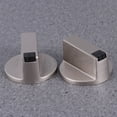 thumbnail image 4 of Universal Metal Replacement Knobs for Gas Stove and Oven Durable Silver 6mm Size Fits Most Models, 4 of 8