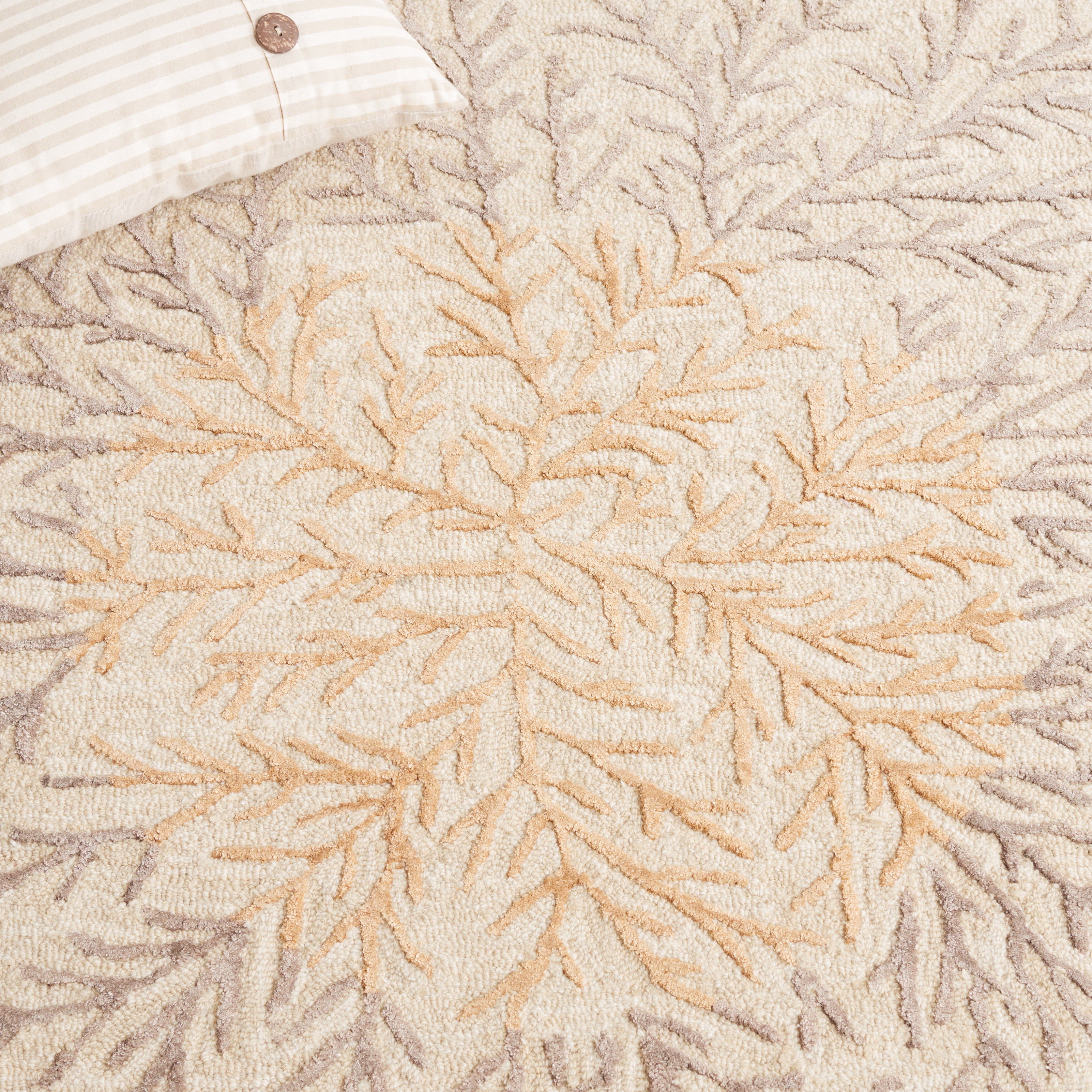 SAFAVIEH Soho Roger Abstract Area Rug, Beige/Brown, 8' x 10'