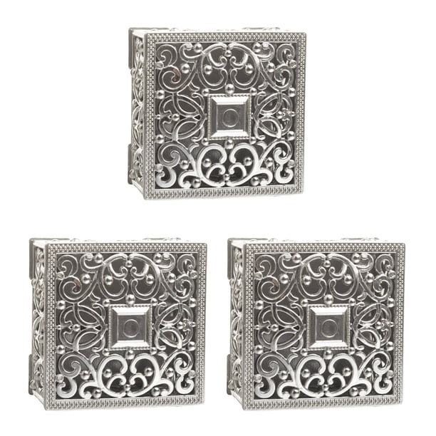 Joyero hueco, caja de plástico para dulces, caja de recuerdo para bodas, anillos, pendientes, collares, suministros para despedidas de soltera y cumpleaños.