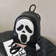 thumbnail image 4 of Mochila Fantasma Unisex Cuero PU para Halloween para Mujeres Y Hombres Cosplay (negro), 4 of 9