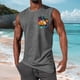thumbnail image 4 of Camiseta Deportiva Suelta sin Mangas de Cuello Redondo de la Moda Casual de los Hombres para la Primavera Y el Verano, 4 of 4