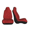 thumbnail image 3 of Honeii Red Glitter for Car Seat Covers Full Set, Seat Covers for Cars, Car Seat Protector Waterproof, Leather Car Seat Cushion-2 PCS, 3 of 9