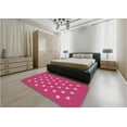 thumbnail image 4 of Ahgly Company Indoor Rectangle Patterned Neon Pink Area Rugs, 8' x 10', 4 of 6