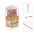 thumbnail image 2 of 80pcs Double Head Cotton Swabs Ear Clean Tools Makeup Cotton Tip Supplies with a Round Box, 2 of 8