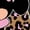 BLACK, variant on - Minnie Leopard Print Short Sleeve Graphic T-Shirt