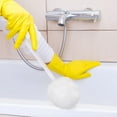 thumbnail image 3 of ACDANC 2026 New 6 Pack Toilet Bowl Brush with Long Plastic Handle Disposable White Soft Swab Toilet Bowl Cleaners Mop with Silk Cotton Brush for Bathroom for Toilet,Bathroom,Restroom,Washroom, 3 of 4