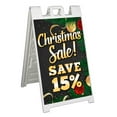 thumbnail image 1 of Christmas Special (24" X 36") Standard A-Frame Signicade, Includes Decal Applied To Stand, 1 of 4