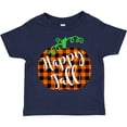 thumbnail image 3 of Inktastic Happy Fall Plaid Pumpkin Boys or Girls Toddler T-Shirt, 3 of 5