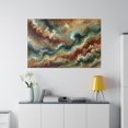 thumbnail image 4 of Abstract Art Waves - Canvas Ready to Hang! Wall Art Decor, Earth Tones, 4 of 4