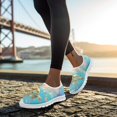 thumbnail image 6 of Psesaysky Low-Cut Casual Shoes Lightweight Breathable Walking Sneakers Beautiful Blue Ocean World, 6 of 7