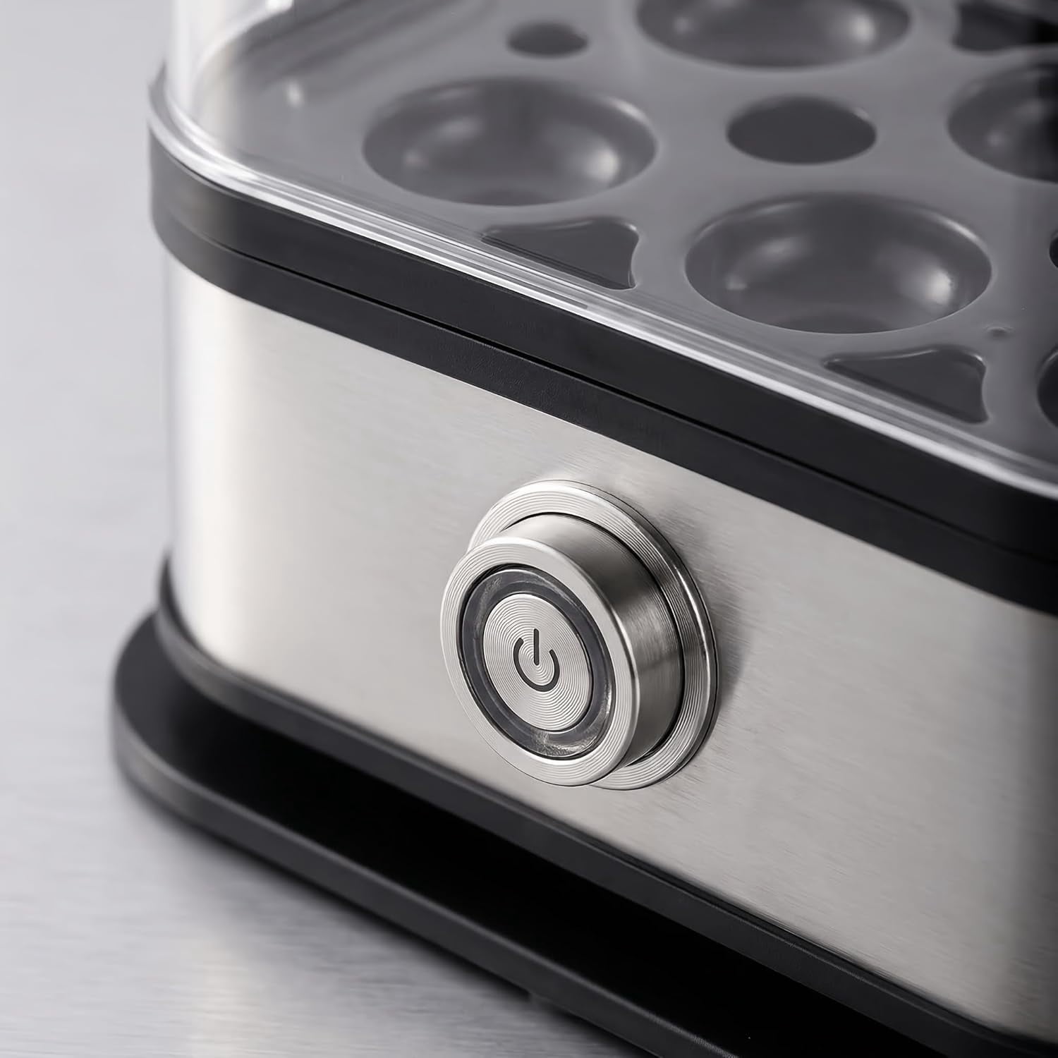 6-Automatic Egg Cooker – Automatic One-Touch Boiler for Soft, Medium, or Hard Boiled Eggs