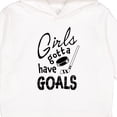 thumbnail image 3 of Inktastic Girls Gotta Have Goals Hockey Player Toddler Hoodie, 3 of 4