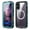 Grassblue, variant on Decase Rugged Case for iPhone 17,IP68 Waterproof Case,Hybrid Cover Built-in Screen Protector,Compatible with Mag Safe,Full-Body Heavy-Duty Underwater Hard Case,Grassblue