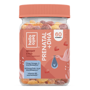 (2 pack) (2 Pack) Hello Bello Prenatal + DHA Gummies, 60 ct