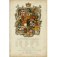 thumbnail image 2 of Edmondson 17x24 White Modern Wood Framed Museum Art Print Titled - Edmondson Heraldry I, 2 of 4