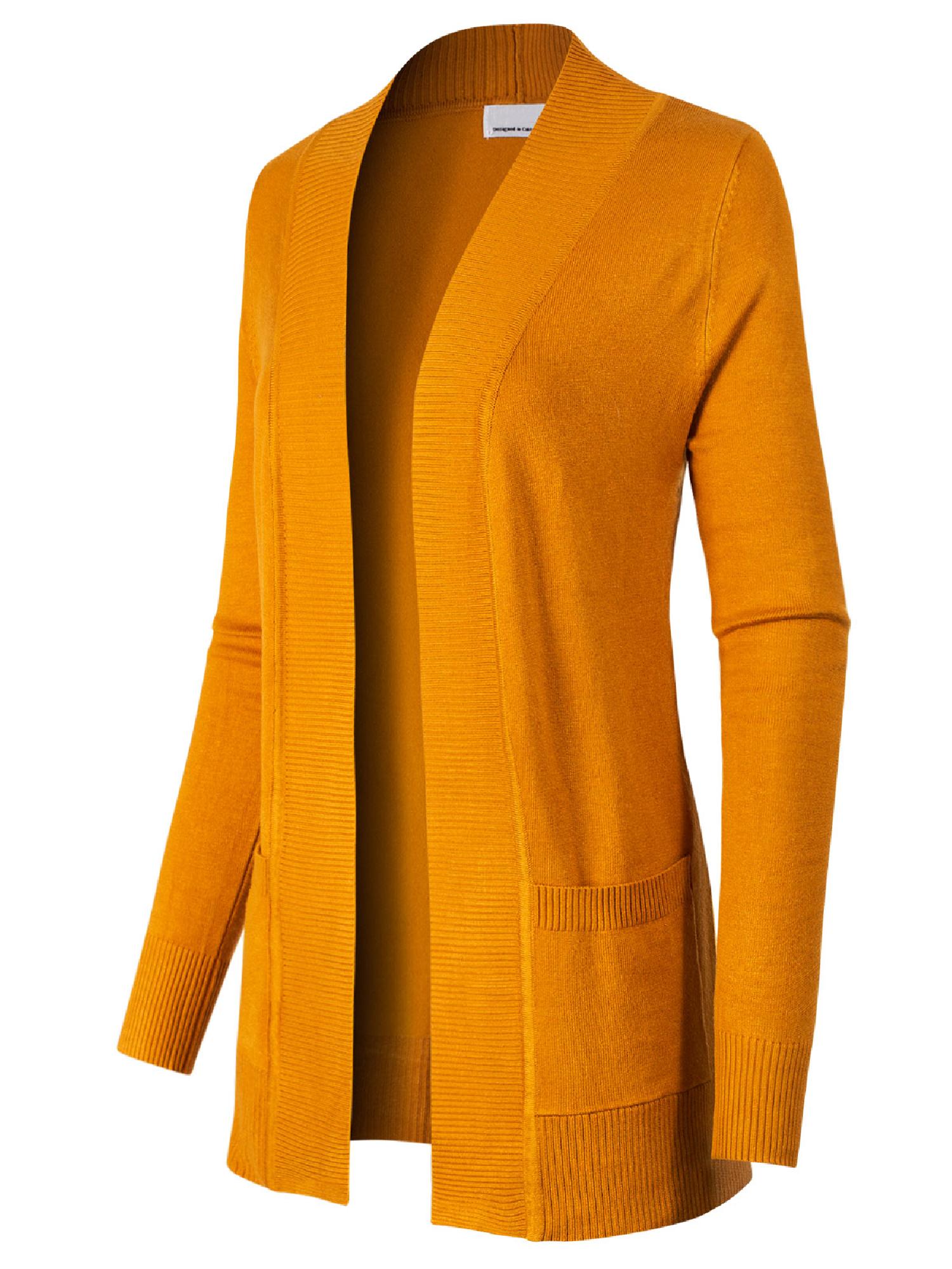 Made by Olivia Women's Open Front Long Sleeve Classic Knit Cardigan - image 3 of 3