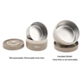 thumbnail image 5 of Thermal Cooking Pot 420ml 304 Stainless Steel Double Layer Portable Round Shape Thermal Lunch Container, 5 of 5