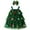 Green strap, variant on WIBACKER 6M-6T Toddler Baby Girl Christmas Dress With Headband Kids Star Sequins Layered Tulle Dress Girls Cake Smash Xmas Tree Dresses