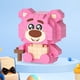 thumbnail image 4 of Juguetes De Partículas Sanrio Pequeños Ensamblados Building Block Ins Style Sanrio Anime Figura Modelo para Niñas (Oso Fresa), 4 of 6