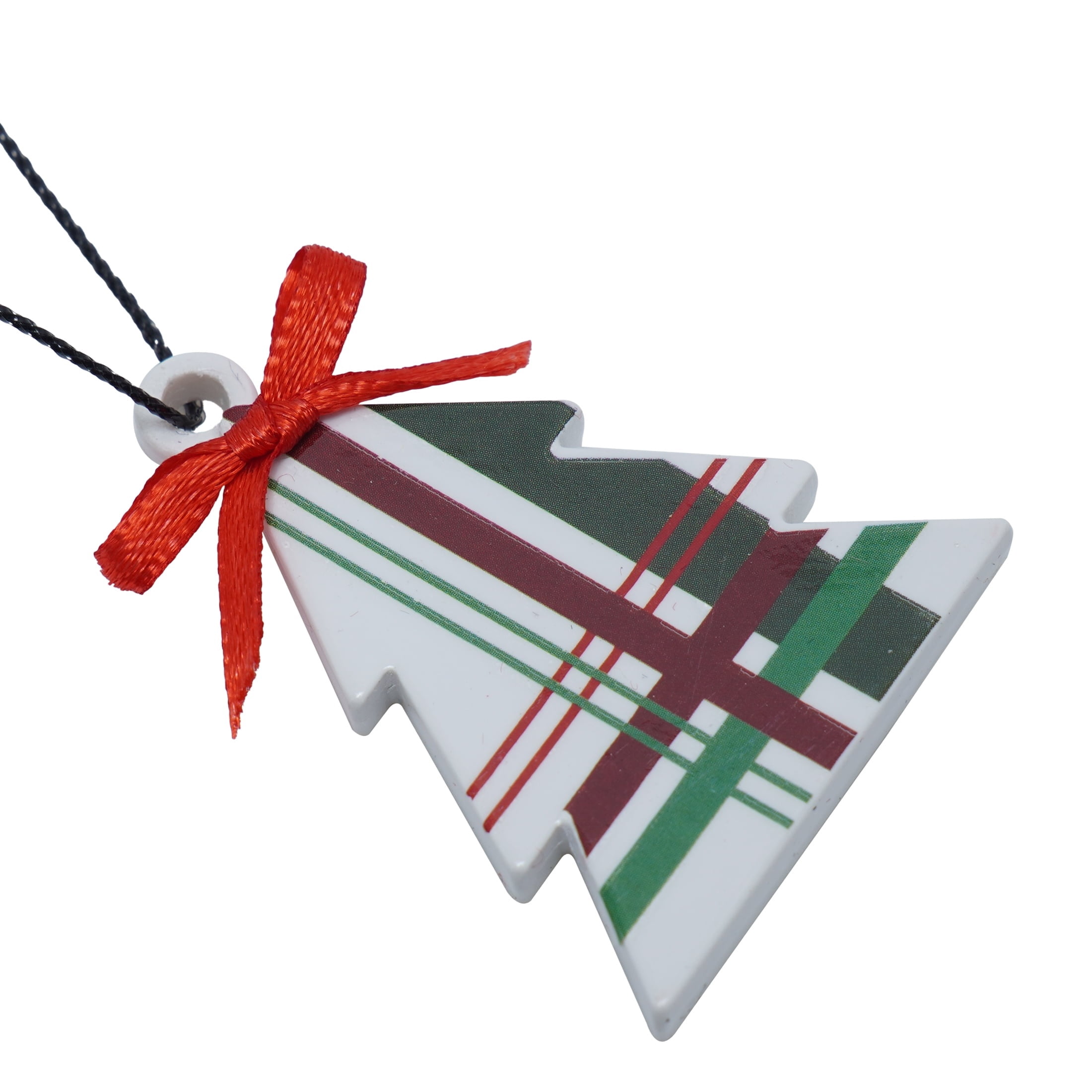 6-Count Red/White/Green Tree Mini Christmas Ornaments, 2", by Holiday Time