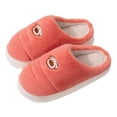 thumbnail image 4 of FRSASU Women Slippers Women'S House Slippers Slip-On Anti-Skid Bear Indoor Shoes Snow Slippers Red 7.5(40), 4 of 6