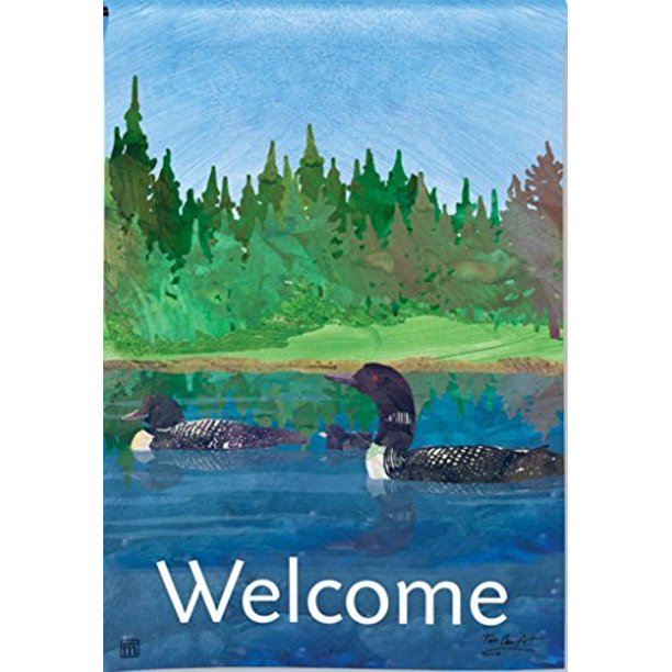 BreezeArt Loon Song Garden Flag 31369D