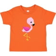 thumbnail image 3 of Inktastic Cute Flamingo, Baby Flamingo, Pink Flamingo, Bird Girls Toddler T-Shirt, 3 of 5