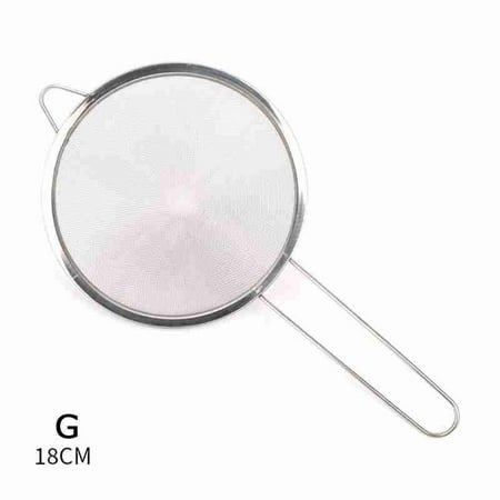 

1xStainless Steel Wire Mesh Oil Strainer Flour Food Tool O7E4 Sifter J6F8