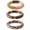 Color 03-3Pack, variant on 3 Pack Stretch Stacking Bracelets, Gold Plated Brass & Colorful Acrylic Bamboo Tube Bead Bangles, Summer Handmade Layering Jewelry for Women